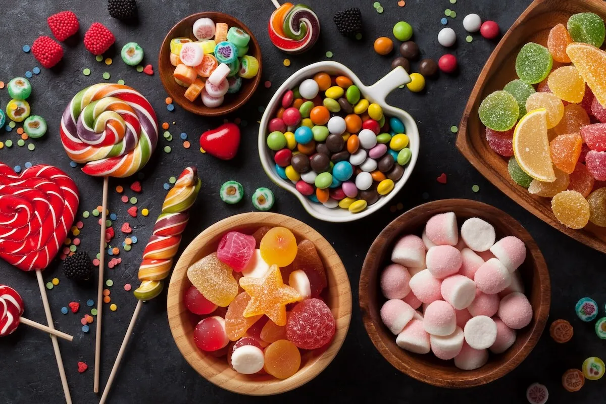 お菓子の出荷